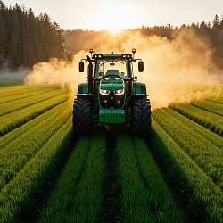 Новую технологию обучения ИИ для автопилотирования сельхозтехники представила отечественная компания